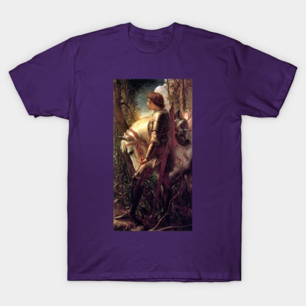 Sir Galahad - George Frederic Watts T-Shirt by forgottenbeauty